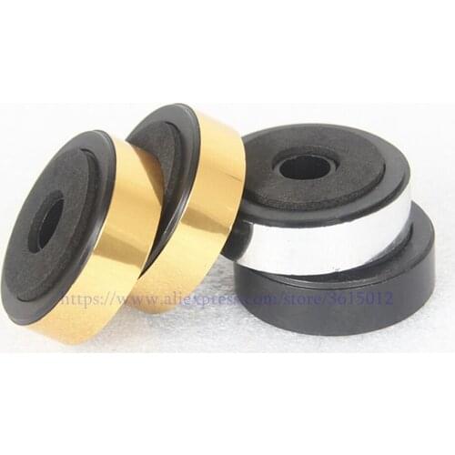 Black/sliver/gold 50PCS/lot Speaker Spike Foot Speaker Subwoofer Shockproof Base Pad for DVD CD player