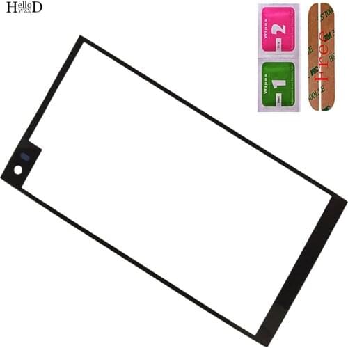 For LG V10 V20 V30 V40 V60 ThinQ LCD Front Outer Glass Touch Screen Without Flex Cable+OCA Glue
