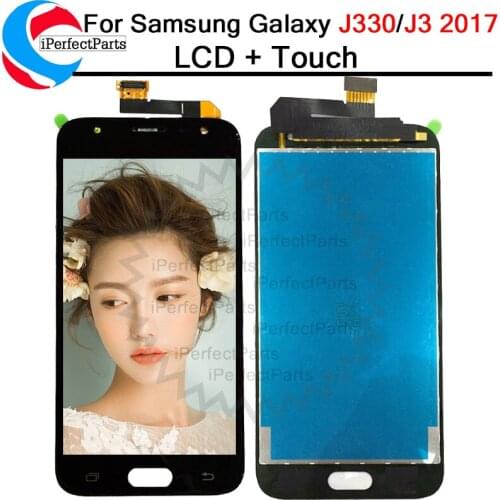 For SAMSUNG GALAXY J330 LCD J3 2017 Display J330F Touch Screen Digitizer Assembly Replacement Parts For 5.0" SAMSUNG J330 LCD