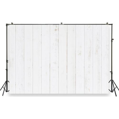 HUAYI Wood Texture Photography Backdrop Newborns Baby Child Studio Photo Background Old White Wooden Planks Floordrop W-7211