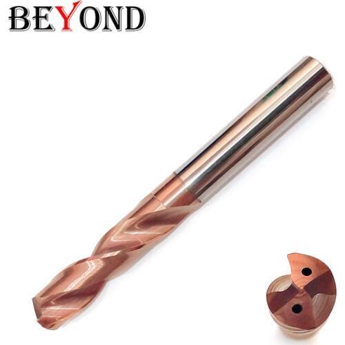 HRC60 Diameter 6.1-8.0mm Twist Drill Tungsten Steel Bit High Cooling Hole Universal Five-Fold Diameter Solid Carbide Drill