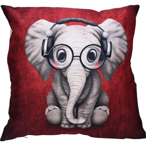 Top Sell Animal Print Pillow Case Polyester Pillow Case Sofa Car Cushion Cover Fashion 2021 New Home Decor Cojines Dropshipping