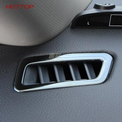 Stainless Steel Small Air conditioning Vent outlet Cover Trim For Nissan X-Trail T32 2014 2016 2017 2018 Car styling