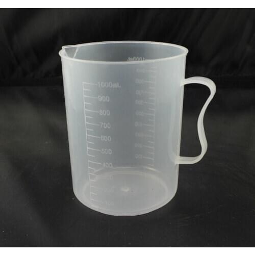 1000ml Material PP Measuring Cup Graduated Lab Test Liquid Measure Tool Lot
