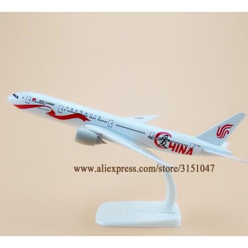 Alloy Metal Air China love Airlines B777 Airplane Model China Boeing 777 B-2006 Airways Plane Model Aircraft Gifts 20cm