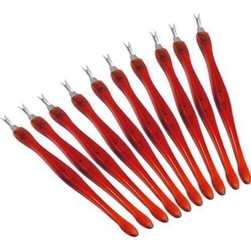 Stainless Steel Cuticle Pusher Nail Pusher Manicure Trimmer Cuticle Remover Metal Cuticle Trimmer Nail Cuticle Pusher