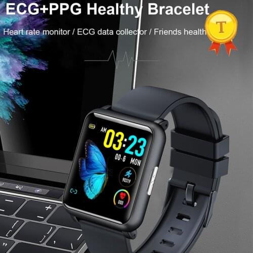 Newest Man ECG PPG Smart Bracelet Heart Rate Blood Pressure Smart Band smart watch Activity Fitness Tracker Intelligent device