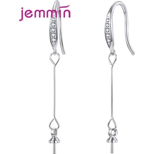 Wholesale 3 Style Unique Design S925 Sterling Silver Earrings for Women Girls Bridal U-Shaped Wedding Accessories