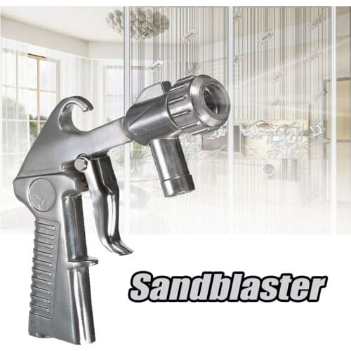Pneumatic Sandblasting Gun Sandblasting Nozzleless Air Siphon Feeding Nozzle Ceramic Abrasive Nozzle Sandblasting Descaling Tool