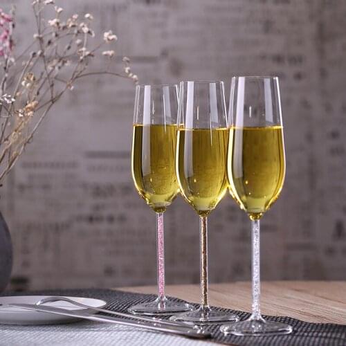 Gift Display Wine Glass Decoration Nordic Wine Glass Creative Crystal Wine Glasses Verre De Champagne Drinking Glasses BW50JIU