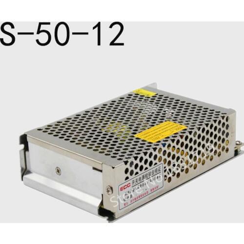 S-50-12 switching power supply 4.2A 50W LED DC power 12V security monitoring power supply
