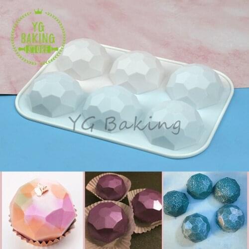 Dorica Hemisphere Design Mousse Silicone Mold Diy Handmade Half-circle Soap Mould Kitchen Cake Tools Bakeware