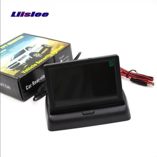 Liislee For Mercedes Benz C W203 W204 Foldable Car HD TFT LCD Monitor Screen Display NTSC PAL Color TV System