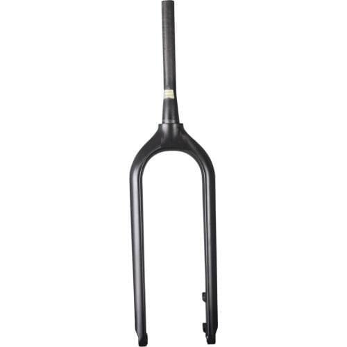 ICAN BIKES 26er Carbon fatbike fork UD Matte finish 1-1/8'', 1-1/2'' taper rigid fork 160mm D-brake size 135*15mm thru axle