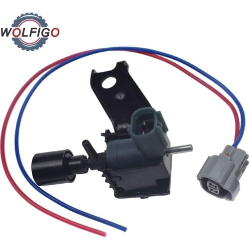 WOLFIGO EGR Valve Control Solenoid with Connector Wire for Toyota Camry Solara Celica Rav4 2.2L 25860-74050 9091012100 911-604
