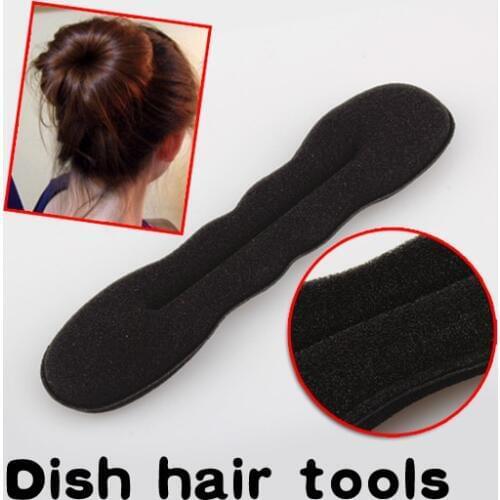 Hot Sale Women Hair Styling Magic Sponge Hair Styling Bun Maker Twist Curler Easytouse Small Tool For Girls DIY Hair Style