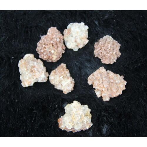 20mm New style Nature Stone Pink Druzy Rock Gems Quartz Clusters Geode Stone Irregular Shape Pendant Necklace