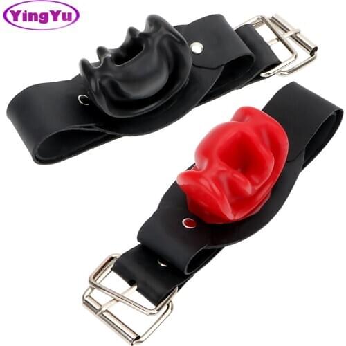 2020 Erotic Bondage Mouth Gag Sex Toys For Women Female Couples Games Machine Oral Ball Dilator Slave Cosplay Machine Sex Shop