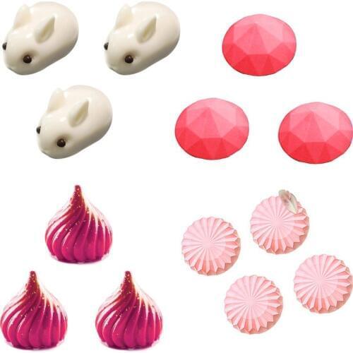 6 Cavity silicone Mold for Mousse Cake Christmas Decorating Tools DIY Non-stick baking Cake Moulds