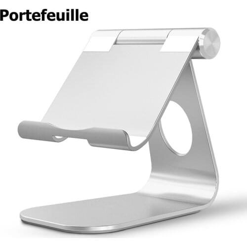 Tablet Stand Aluminum Adjustable Holder For iPad Pro 10.5 10.2 Mini Air 2 Xiaomi iPhone 11 XR 7 8 PLus E-Reader Bed Lazy Support