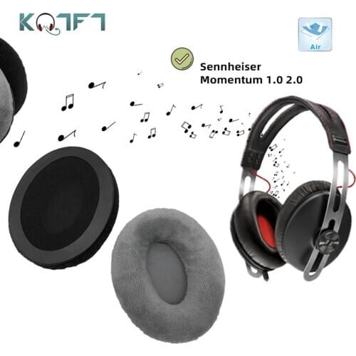 KQTFT 1 Pair of Replacement EarPads for Sennheiser Momentum 1.0 / 2.0 Headset EarPads Earmuff Cover Cushion Cups