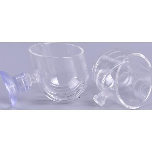 Automatic Fish Feeder Tapered Aquarium Red Worm Feeding Feeder Funnel Cup Fish Food Feed Tool Aquarium Feeder With Suction Cup