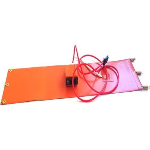200*860*1.5mm silicone drum heater for oil barrel 230v 800w digital thermostat on wire 1500mm lead wire