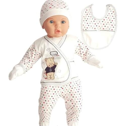Teddy bear Pattern Baby Girl Suits kids