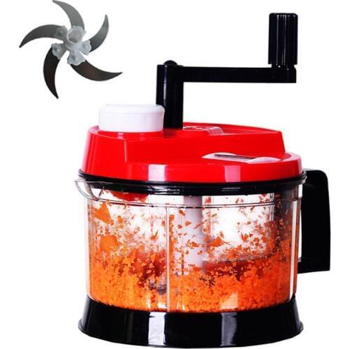 Home Manual Meat Grinder Large Capacity Multi-Function Food Processor Hand-Cranking Stir Twisted Vegetable Cutter Shredder