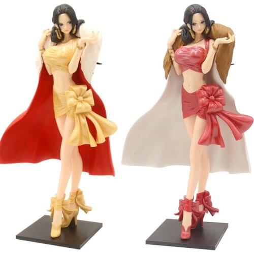 One Piece Action Figure Exquisite Anime Boa Hancock Coat Cape Pvc Sexy Model Collection Toy Quality Desktop Decoration Figma