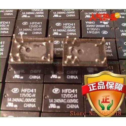 HFD41-12VDC-NS HFD41-12VDC-H 6 1A240VAC