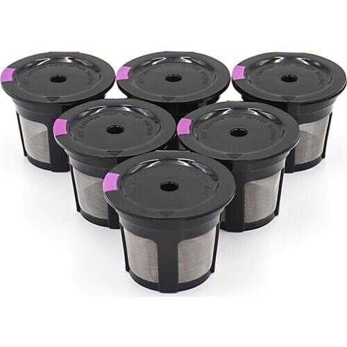 ICafilas3Pcs/4pcs/6pcs Coffee Pod Filters For K Cup Coffee system Reusable Coffee Filter For KK 1.0&2.0 Free Shipping