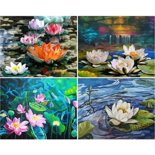Canvas Size 5D Diy Diamond Painting Cross Stitch Kit Diamond Mosaic Embroidery " Flower " Painting Square/Round Drill Gift