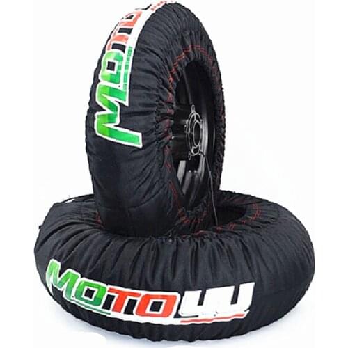 Motorcycle Tire Warmers Set 120 Front and 190/200 Rear Tyre Warmers 120/190 120/200 17 Moto Front and Rear Race black