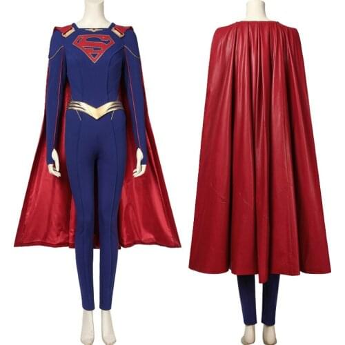 Halloween Masquerade Kara Cosplay Costume Adult Women Supergirl Zor Party Battle Outfit With Boots