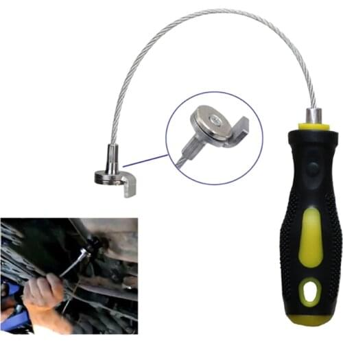 Oil Sump Drain Plug Key Socket Set with Magnetic Sump Removal Tool Gearbox Oil Drain Screw Disassembly Tool Auto Repair Tools