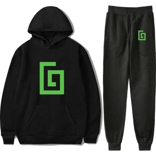 New Karl Jacobs GeorgeNotFound Dreamwastaken MCYT Suit Hooded Ankle Banded Pant Two Piece Set Street Clothes The hoodies+pants