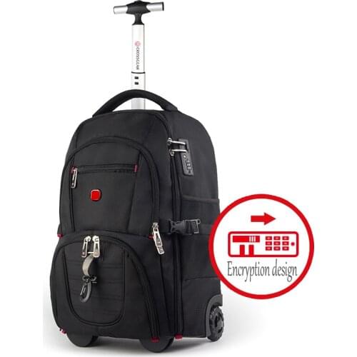 New Fashion Multifunction Men Business Rolling Luggage Boarding Box vs Trolley Travel Bag boy Suitcase Trunk backpack carry on