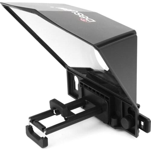 Desview portable teleprompter smartphone and tablet teleprompter for DSLR camera and smartphone dual shooting