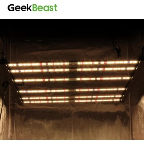 Uniform PPFD bar type led grow light bar lm301h uv ir 630w spiber light for tent grow