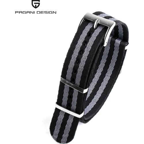 2021 PAGANI DESIGN New Original Nylon NATO Strap Suitable For PD1661/PD1651/PD1667/PD1662/ 20mm Watch Strap
