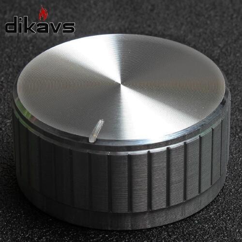 40 X 19mm Potentiometer Encoder Knob Audio Volume Control Knobs - Silver