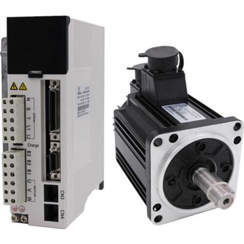 1kw 1000w 110mm 4Nm 2500rpm AC Servo Motor&drive kit with 3m cable 17Bit 3 phase AC220V JMC 110JASM510225K-17BC+JASD15002-20B