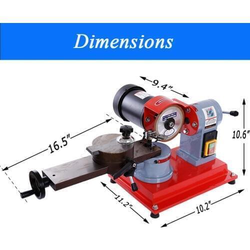 220V Round Carbide Alloy Saw Blade Sharpener Grinder Mill Rotary Angle Grinder Tool Manual Woodta Working Machine with dcs