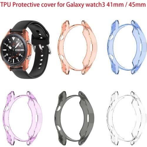 Protective Cover Case For Samsung Galaxy Watch 3 41/45mm Protector Bumper For Galaxy Watch3 Shell Case Smart Watch Accessories