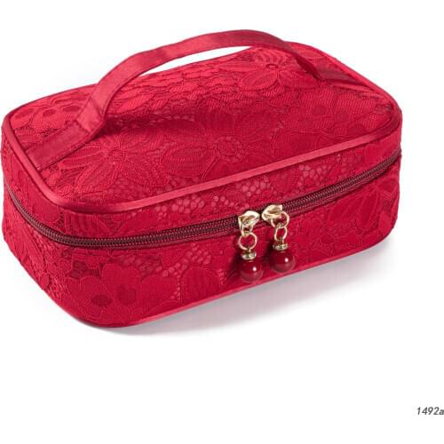 Girls Lady Cosmetic Bag Clutch Phone Bag Beautiful Bag Fashion Lace Cute Makeup Bag High Quality Fashion Women Pouch