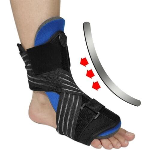 1PCS Adjustable Plantar Fasciitis Drop Orthotic Night Foot Brace Elastic Dorsal Splint Ankle Support Strap Heel Arch Foot Pain