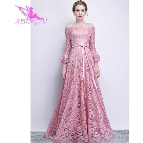 AIJINGYU Plus Size Evening Dress Party Sexy Gown 2021 Women Elegant Formal Special Occasion Dresses Fashion Ball Gowns FS253