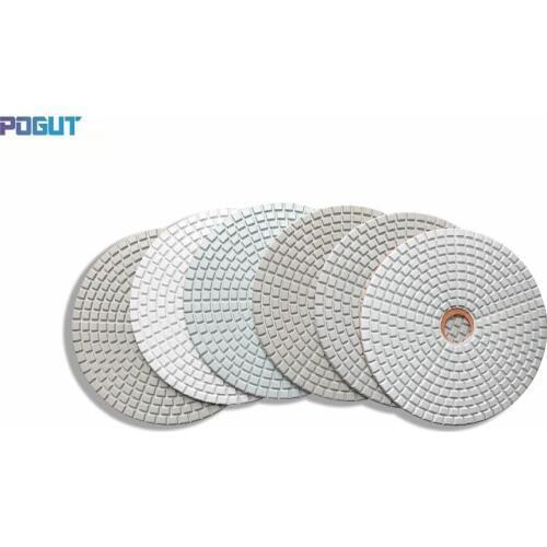 Diamond polishing pads disc sander pad 200mm, 8'' wet polishing pad granite stone marble tile concrete polishing