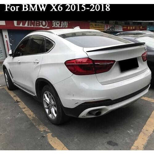Car Fits For BMW X4 2014 2015 2016 2017 2018 /X6 2015 2016 2017 2018 ABS Rear Trunk Spoiler Wing Lip